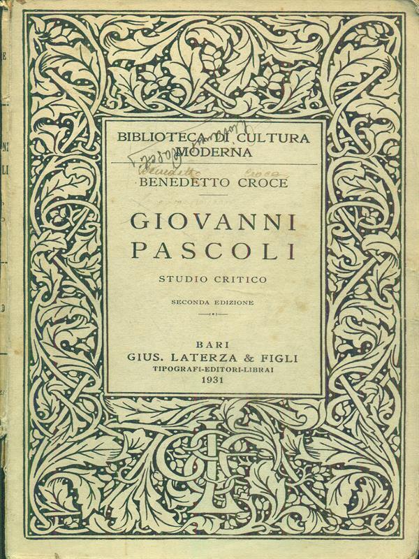 Giovanni Pascoli