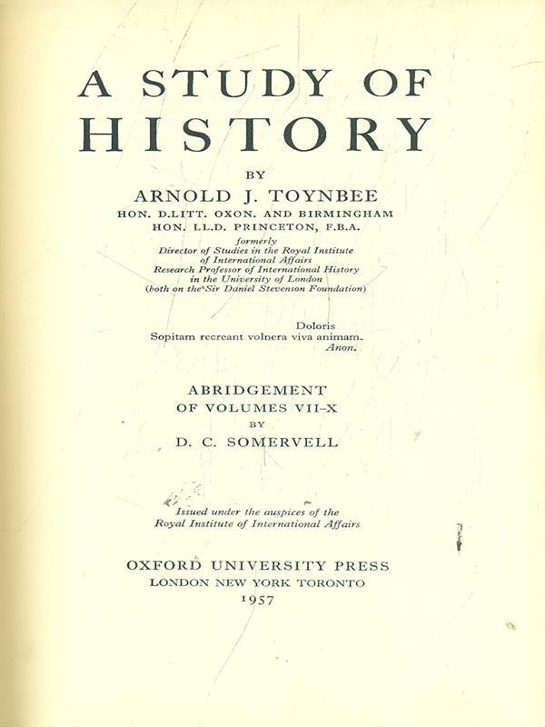 A study of history