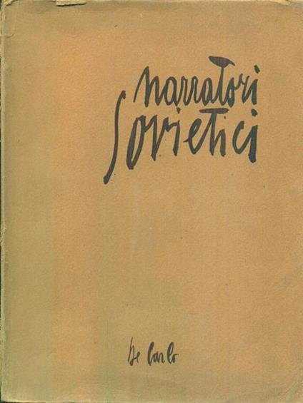Narratori sovietici - copertina