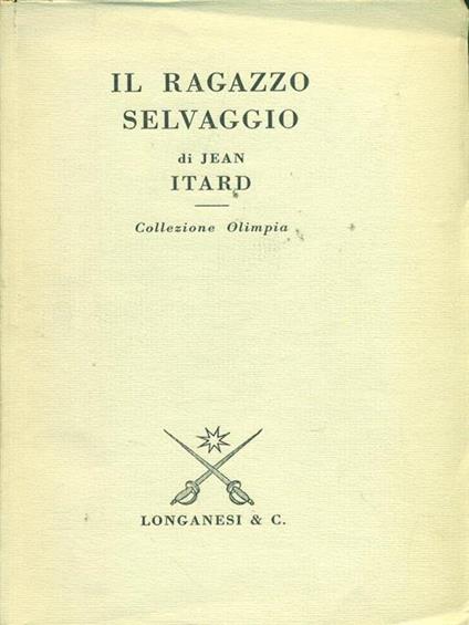 Il ragazzo selvaggio - Jean Itard - copertina