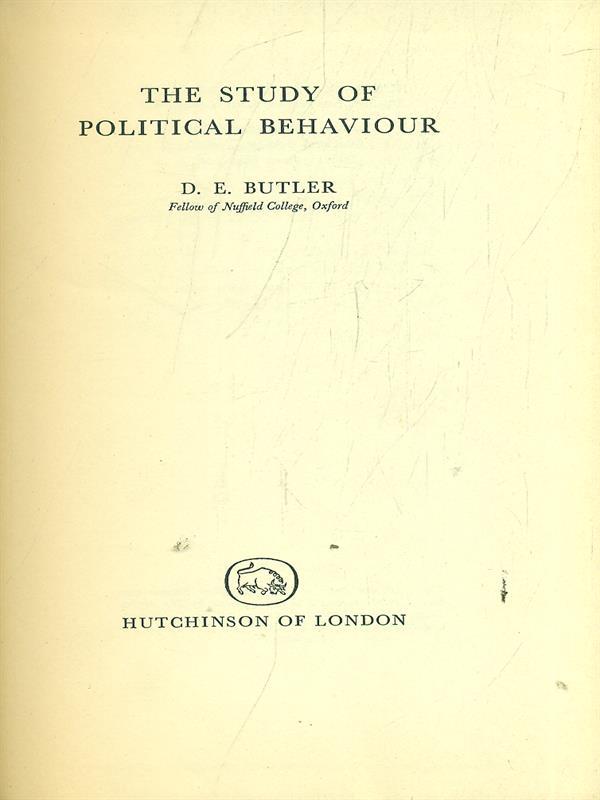 The Study of Political Behaviour