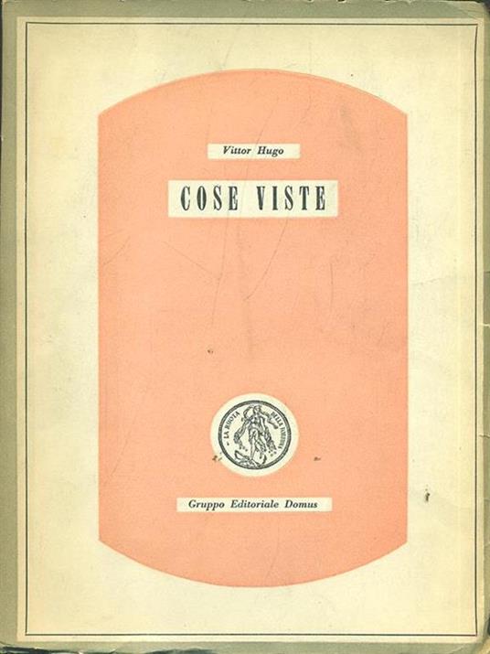 Cose viste - Victor Hugo - copertina