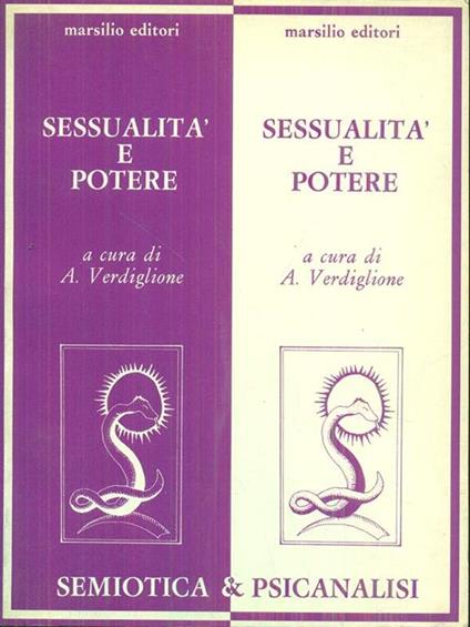 Sessualità e potere - Armando Verdiglione - copertina