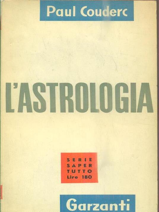 L' astrologia - Paul Couderc - copertina