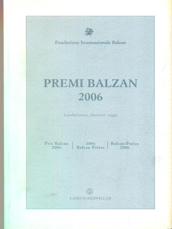 Premi Balzan 2008