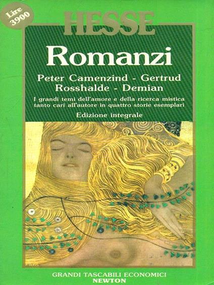 Romanzi - Hermann Hesse - copertina