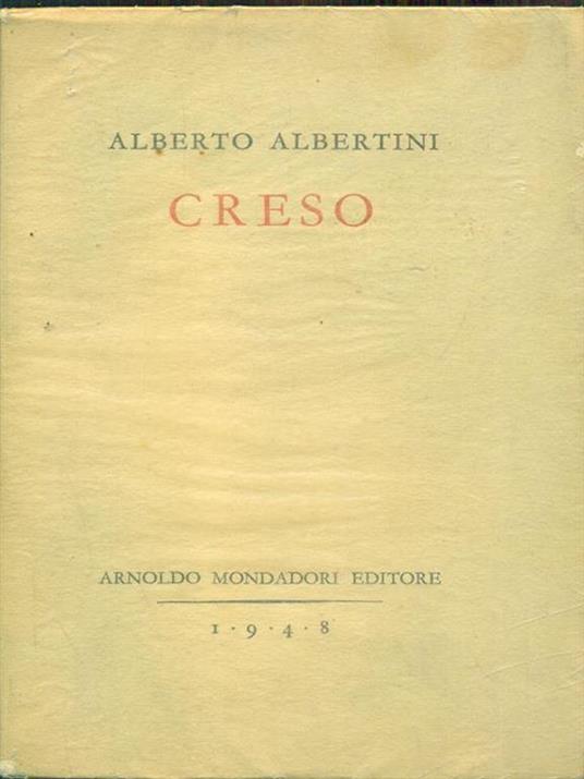 Creso - Alberto Albertini - copertina