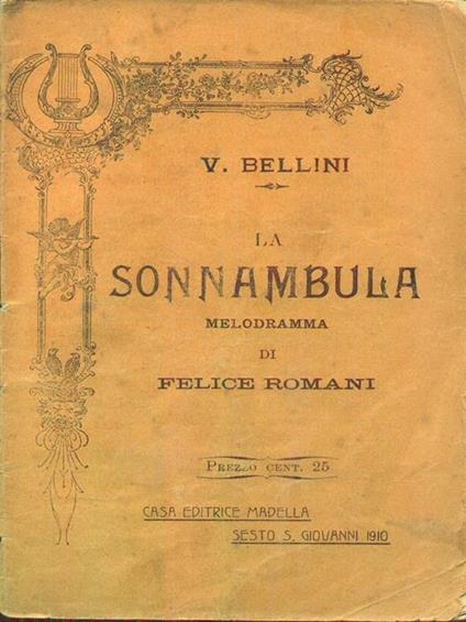 La sonnambula - copertina