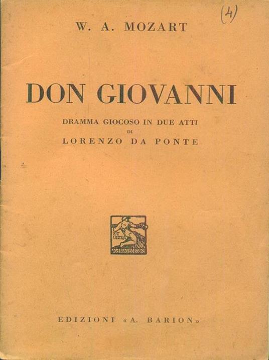 Don Giovanni - copertina