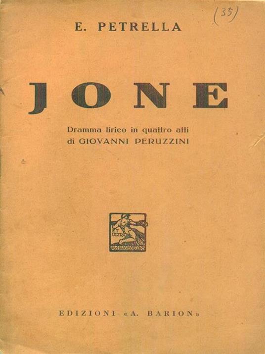 Jone - copertina