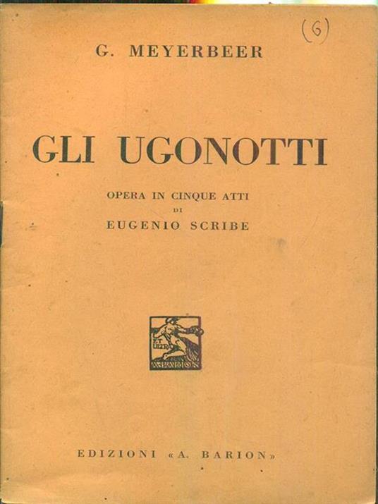 Gli Ugonotti - copertina