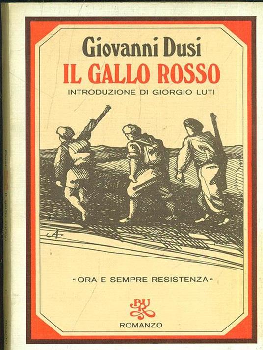 Il gallo rosso - Giovanni Dusi - copertina