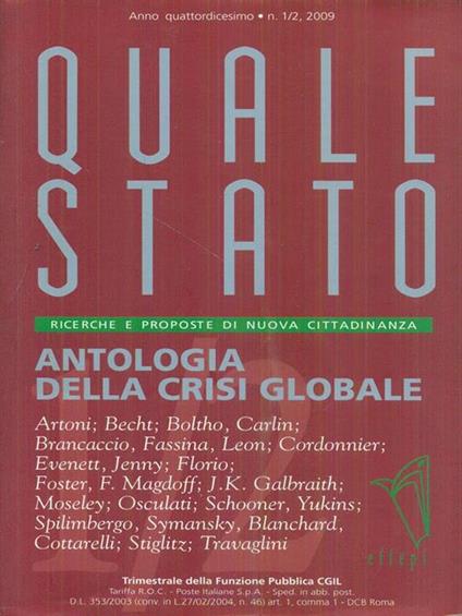 Quale Stato 1/2. 2009 - copertina