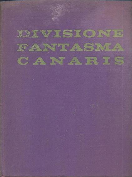 Divisione fantasma canaris - Will Berthold - copertina