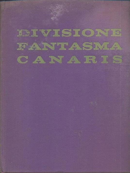 Divisione fantasma canaris - Will Berthold - copertina