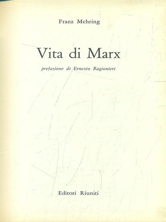 Vita di Marx - copertina
