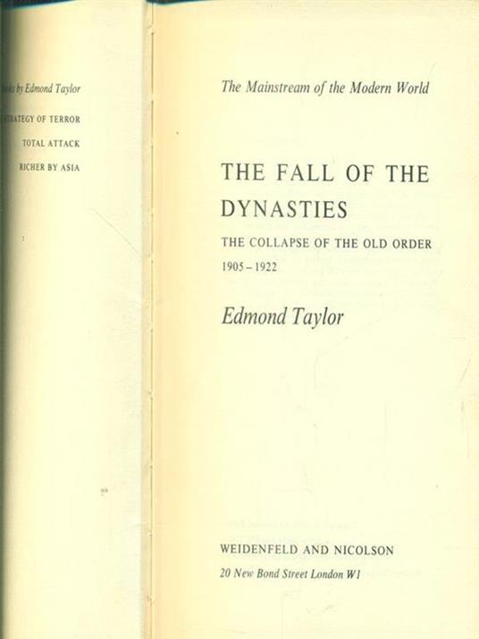 The fall of the dynasties - copertina