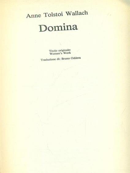 Domina - Anne Tolstoi Wallach - copertina