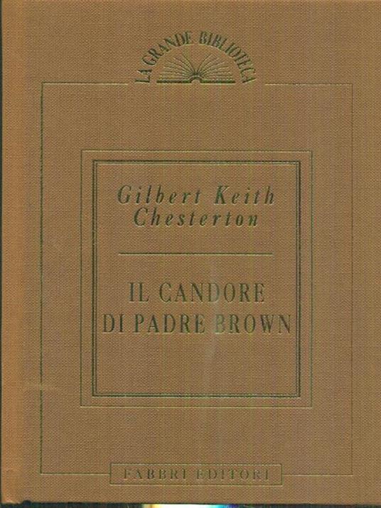 Il candore di padre brown - Gilbert K. Chesterton - copertina