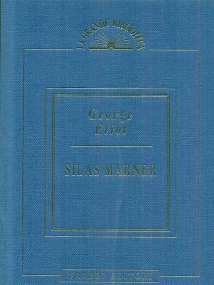 Silas Marner - George Eliot - copertina