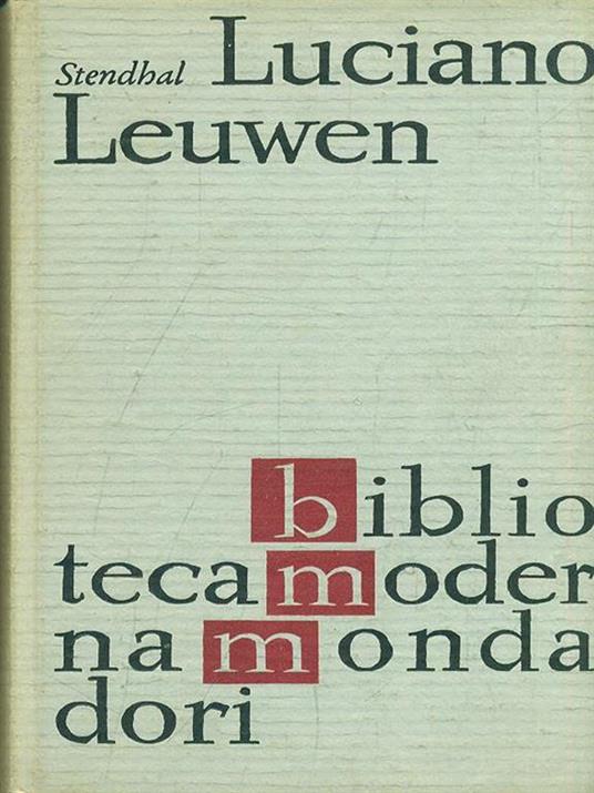 Luciano Leuwen - Stendhal - copertina