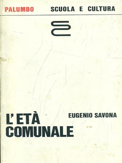 L' età comunale - Eugenio Savona - copertina