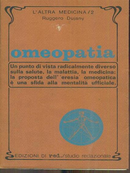 Omeopatia - Ruggero Dujany - copertina