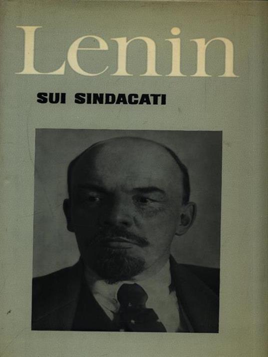 Sui sindacati - Lenin - copertina