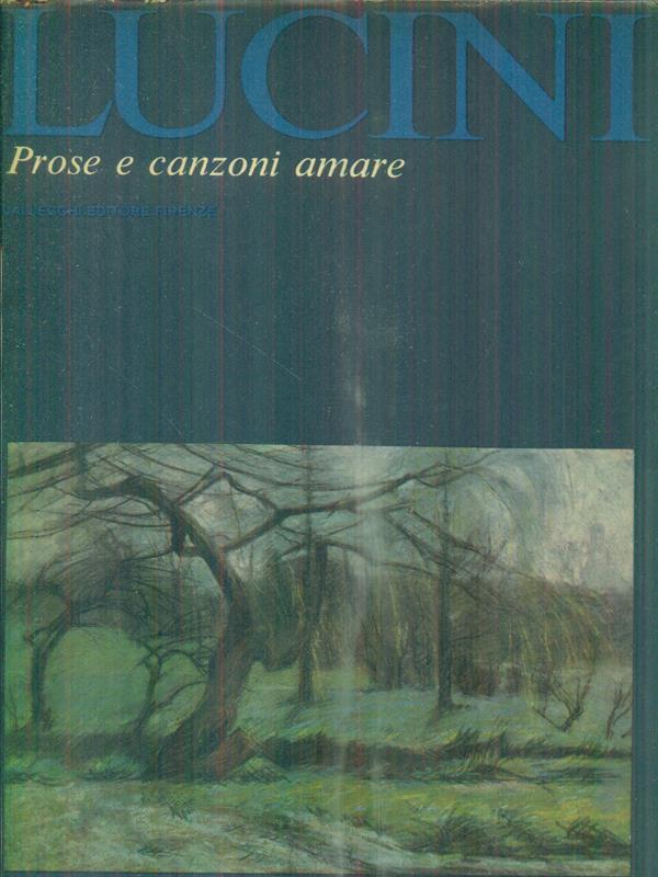 Prose e canzoni amare
