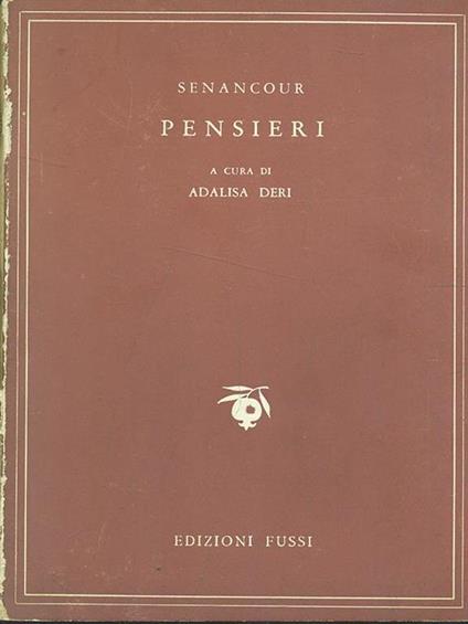 Pensieri - copertina