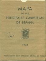 Mapa de las principales carreteras deEspana