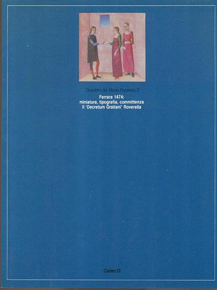 Il Decretum Gratianì Roverella - copertina