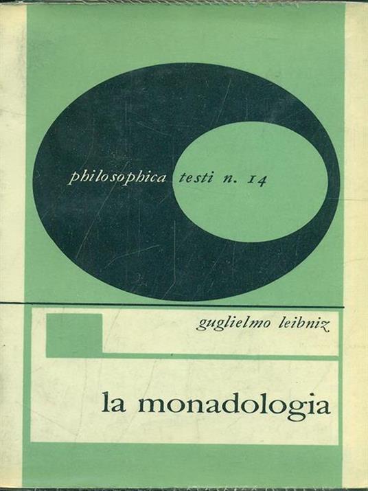 La monadologia - Gottfried W. Leibniz - copertina