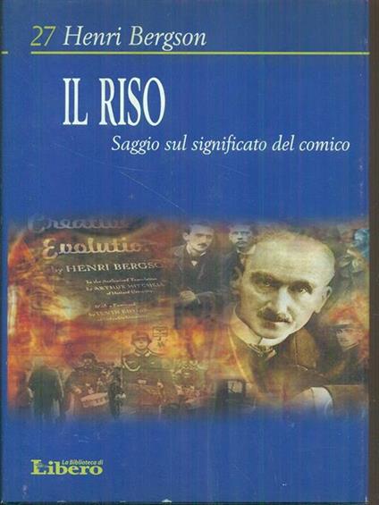 Il riso - Henri Bergson - copertina