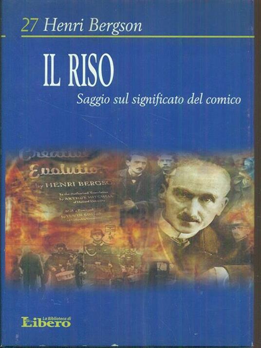 Il riso - Henri Bergson - copertina
