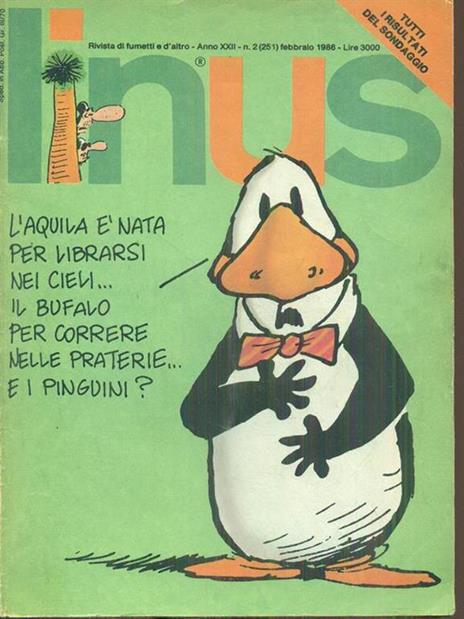 Linus 2 / febbraio 1986 - copertina