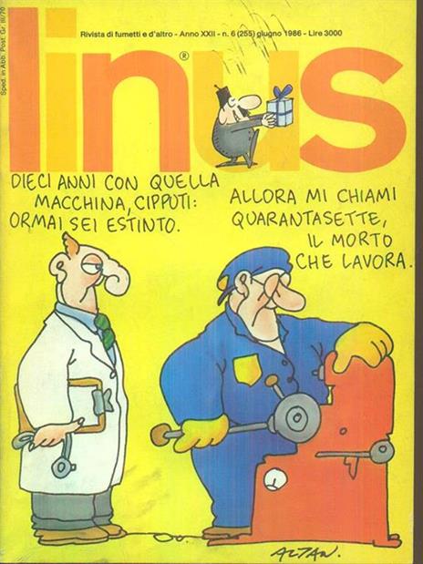 Linus 6 / giugno 1986 - copertina