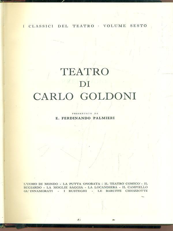 Teatro di Carlo Goldoni