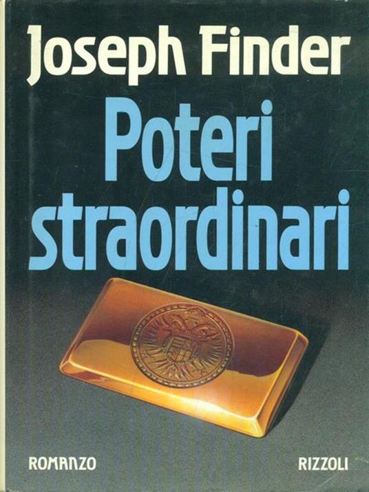 Poteri straordinari - Joseph Finder - copertina