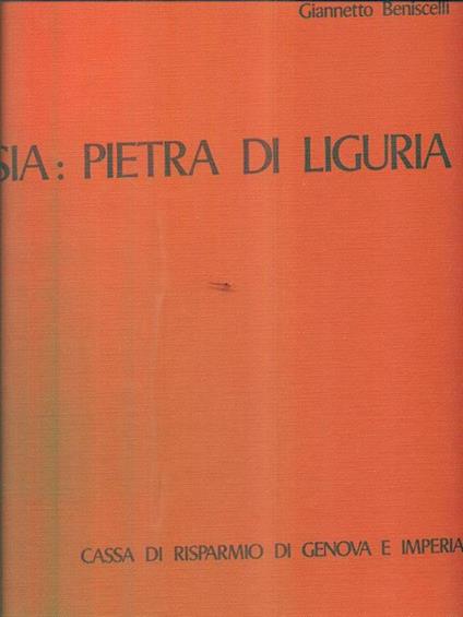 Ardesia pietra di Liguria - Giannetto Beniscelli - copertina