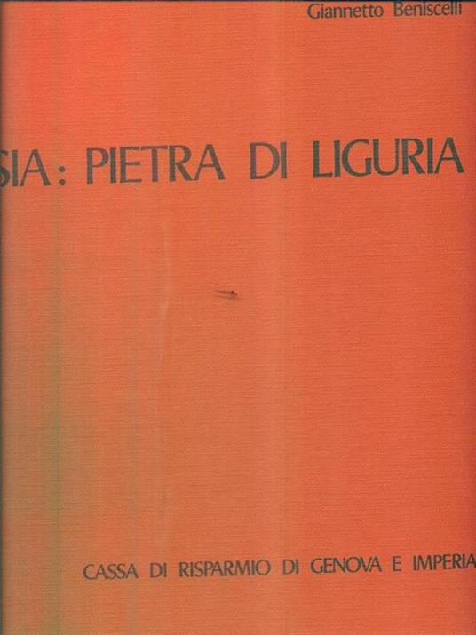 Ardesia pietra di Liguria - Giannetto Beniscelli - copertina