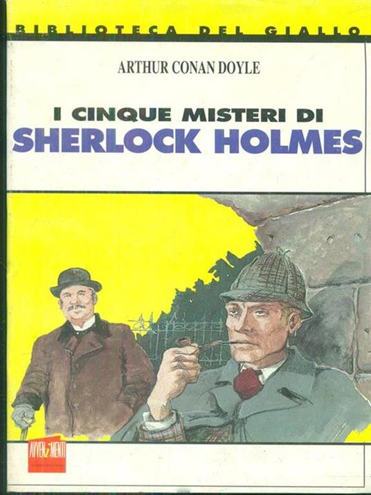 I cinque misteri di Sherlock Holmes - Arthur Conan Doyle - copertina