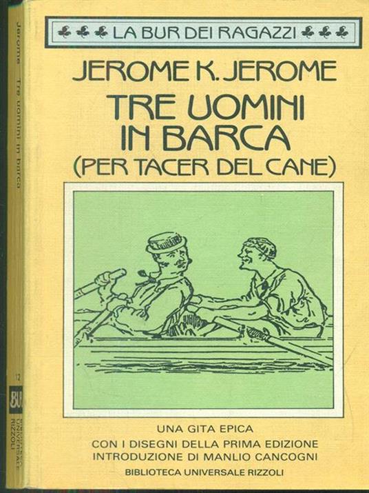 Tre uomini in barca - Jerome K. Jerome - copertina