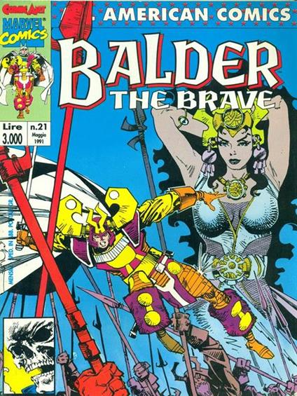 All American comics. Marvel. Balder. I difensori. Ghost - copertina