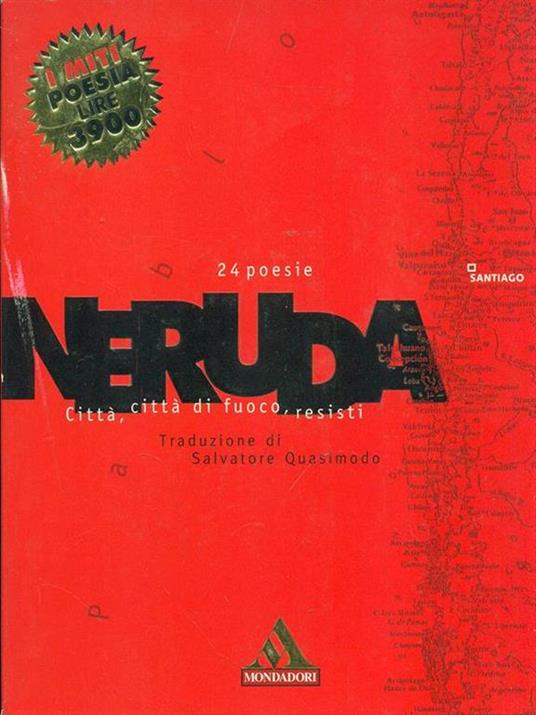 Città, città di fuoco, resisti - Pablo Neruda - copertina