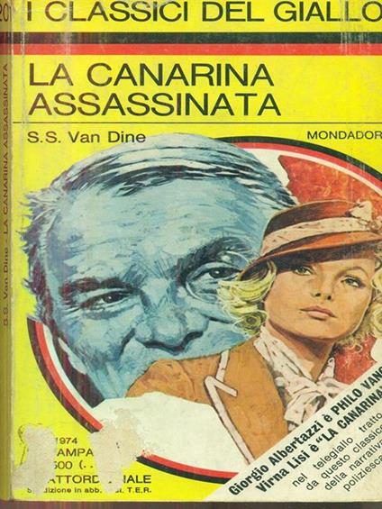La canarina assassinata - S. S. Van Dine - copertina