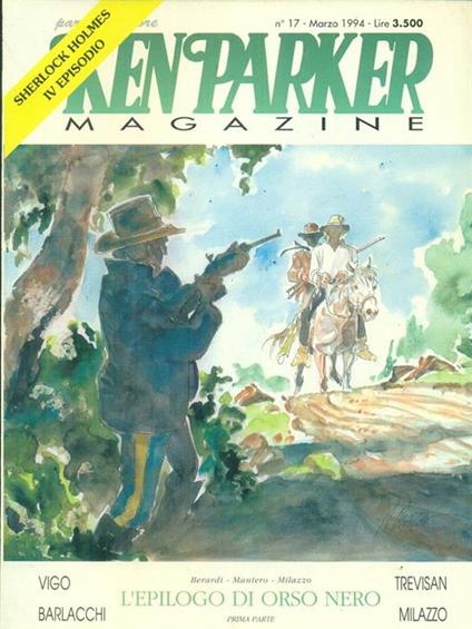 Ken Parker magazine 17. 34394 l'epilogo di orso nero I - copertina