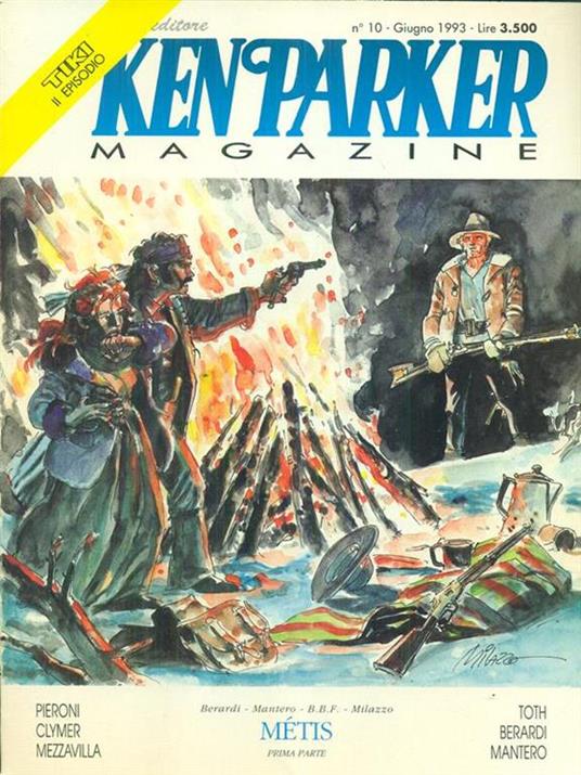 Ken Parker magazine 10 - giugno 1993 Metis I - copertina