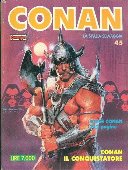 Conan N. 45. Conan il conquistatore - copertina