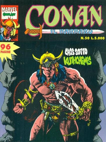 Conan N. 50. Caos sotto Kuthchemes - copertina